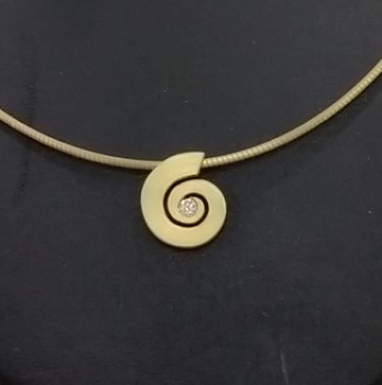 Schnecke mit Spirale